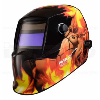   IWELD NORED OCHI 3 Automate de sudare scut cap (lady flacără) (8NRDE2FLMGRL)