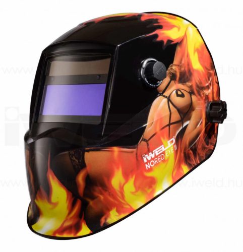 IWELD NORED OCHI 3 Automate de sudare scut cap (lady flacără) (8NRDE2FLMGRL)