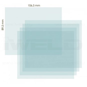   IWELD PANTHER DIGITAL 5.1 intern de protecție plexiglass 106.5x89.5mm (8PNTHR51INNCL)