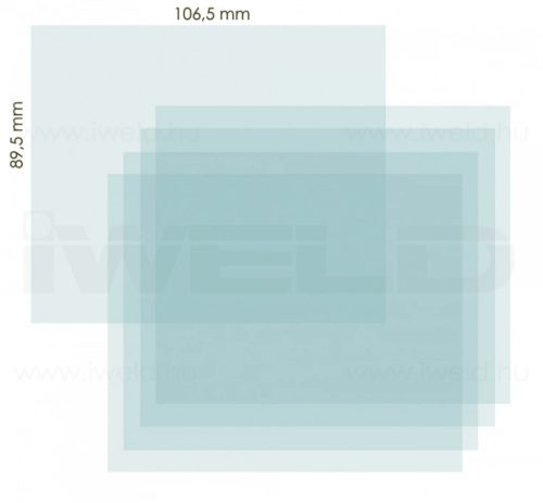 IWELD PANTHER DIGITAL 5.1 intern de protecție plexiglass 106.5x89.5mm (8PNTHR51INNCL)