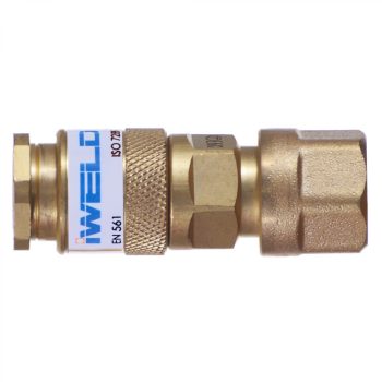   IWELD cuplare rapidă de reducere a gazelor neutre G3 / 8 „RH Presiune (8QCSHINR38RH)