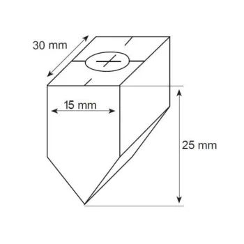   IWELD POLICLEAN carbon cap de curățare (cu 60 ° M10 gaura 1026 AS) (900CARBAN60)