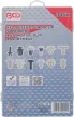 BGS technic Sortiment cleme fixare autovehicule pentru Peugeot, Citroen | 345 piese (BGS 9051)