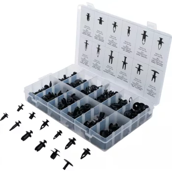   BGS technic Sortiment clipsuri expandabile din plastic pentru Mazda, Honda, Ford, Nissan, VW | 240 piese (BGS 9057)