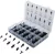 BGS technic Sortiment clipsuri expandabile din plastic pentru Mazda, Honda, Ford, Nissan, VW | 240 piese (BGS 9057)