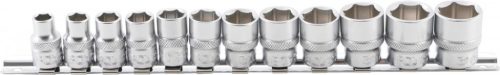 BGS technic Set chei tubulare, 6 colțuri | 10 mm (3/8") | 8 - 19 mm | 12 piese (BGS 9104)