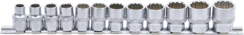 BGS technic Set chei tubulare, 12 colțuri | 10 mm (3/8") | 8 - 19 mm | 12 piese (BGS 9105)