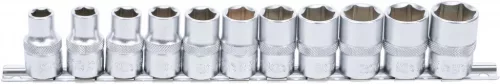 BGS technic Set chei tubulare, 6 colțuri | 12,5 mm (1/2") | 10 - 21 mm | 11 piese (BGS 9106)