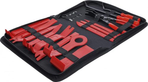 BGS DIY Set pană demontare capitonaj şi pene îndepărtare ornamente | diferite forme | 19 piese (BGS 91326)