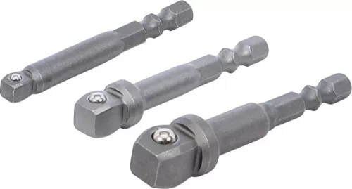 BGS technic Set adaptoare cu cap sferic pentru tubulare 1/4", 3/8", 1/2" (BGS 9162)