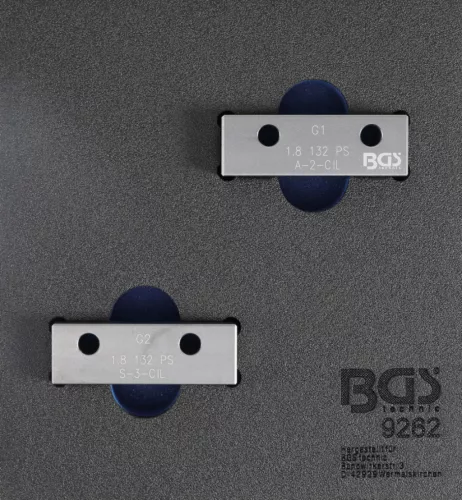 BGS technic Set dispozitive blocare arbori cu came | pentru Fiat, Lancia 1.8L 130PS : Suport organizator pentru cărucior 1/6 (BGS 9262)
