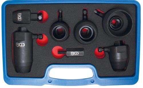 BGS technic Trusa pentru demontarea inelelor de etansare ale arborelui cotit si arborelui cu came radiale pentru VAG, 7 piese (BGS 9280)