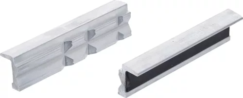 BGS technic Bacuri protecţie menghină | Aluminiu | Lăţime 125 mm | 2 piese (BGS 9284)