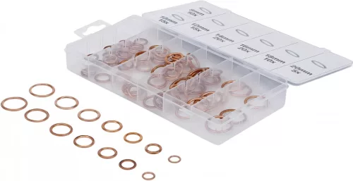 BGS technic Sortiment inele O | Cupru | Ø 6 - 20 mm | 95 piese (BGS 9313)