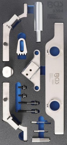 BGS technic Set dispozitive reglare motor | pentru Opel, Saab, Chevrolet 2,0l / 2,4l : Suport organizator pentru cărucior 1/3 (BGS 9394)