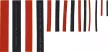 BGS technic Sortiment furtunuri contractabile | roşu / negru | 150 piese (BGS 9404)