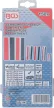 BGS technic Sortiment furtunuri contractabile | roşu / negru | 150 piese (BGS 9404)
