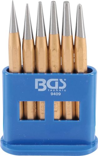 BGS technic Set perforatoare/punctatoare | 120 mm | 1 - 5 mm | 6 piese (BGS 9409)