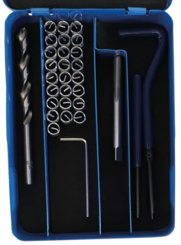 BGS technic Set reparaţie filete | M7 x 1,0 | 29 piese "Helicoil " (BGS 9431)