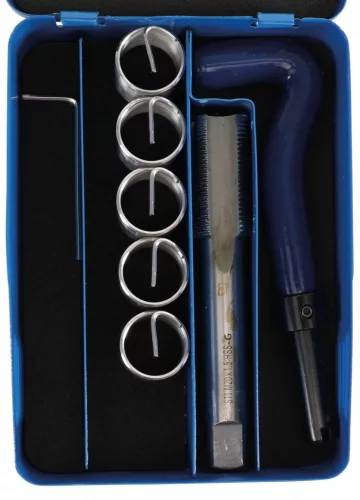 BGS technic Set reparaţie filete | M20 x 1,5 | 7 piese "Helicoil " (BGS 9434)