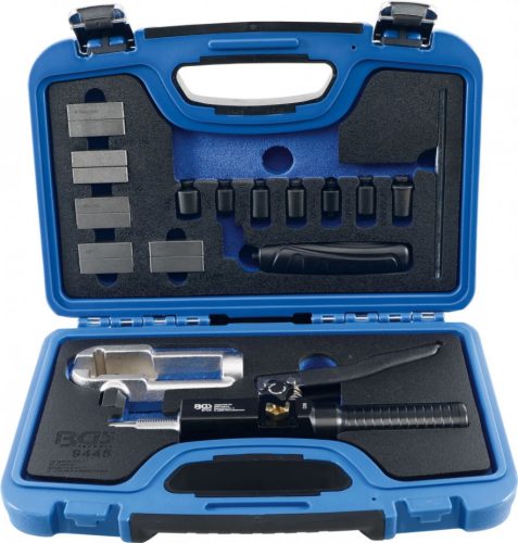 BGS technic Presa hidraulica pentru bercuit conducte de frana, conducte pentru caseta de directie si conducte pentru aer conditionat | 4.75 mm, 5 mm, 6 mm (BGS 9445)