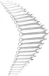 BGS technic Chei combinate marimi in Inch(toli), 1/4" - 1.1/4", 25 piese (BGS 9473)