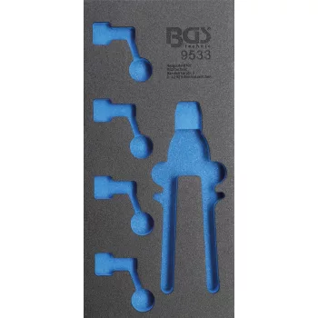   BGS technic Suport organizator pentru cărucior 1/3 | gol | pentru BGS 9533 (BGS 9533-2)