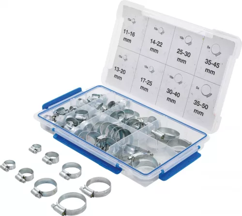 BGS technic Sortiment coliere furtunuri | 80 piese (BGS 9547)
