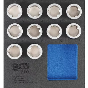  BGS technic Set chei desfăcut antifurt pentru Land Rover | 10 piese : Suport organizator pentru cărucior 1/6 (BGS 9553)