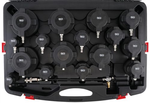 BGS technic Set pentru testare presiune sistem turbocompresor | 17 piese (BGS 9585)