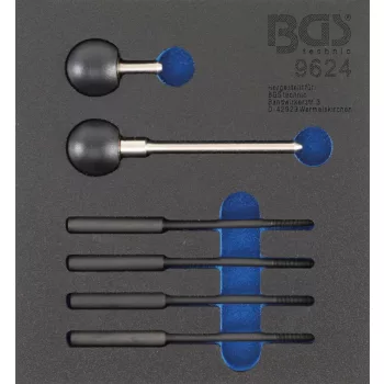   BGS technic Unealtă fixare arbore cotit | pentru Porsche Boxster, 911 M96 : Suport organizator pentru cărucior 1/6 (BGS 9624)