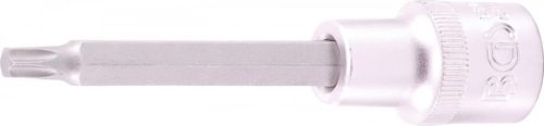 BGS technic Bit Torx | Lungime 100 mm | Antrenare pătrat interior 12,5 mm (1/2") | Profil T (pentru Torx) T35 (BGS 9628)