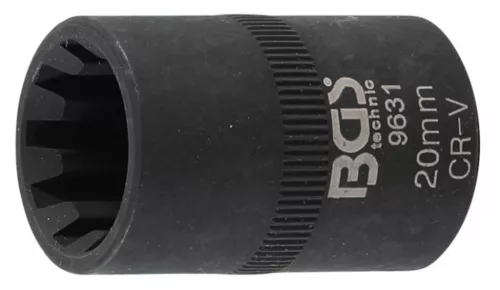 BGS technic Cap cheie etrier frână | 10 laturi | pentru VAG şi Porsche | 20 mm (BGS 9631)
