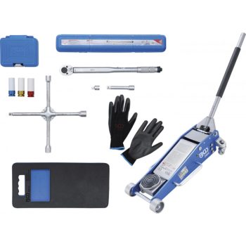   BGS technic Set chei de roti cu cric crocodil 2.5 t pentru inlocuit roata, 10 piese (BGS 9681)