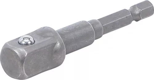BGS technic Adaptor pentru maşini de găurit | Antrenare Hexagon exterior 6,3 mm (1/4") / Antrenat prin pătrat exterior 12,5 mm (1/2") (BGS 9685-3)