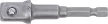 BGS technic Adaptor pentru maşini de găurit | Antrenare Hexagon exterior 6,3 mm (1/4") / Antrenat prin pătrat exterior 12,5 mm (1/2") (BGS 9685-3)