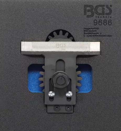 BGS technic Dispozitiv rotire arbore cotit | pentru Iveco : Suport organizator pentru cărucior 1/6 (BGS 9686)