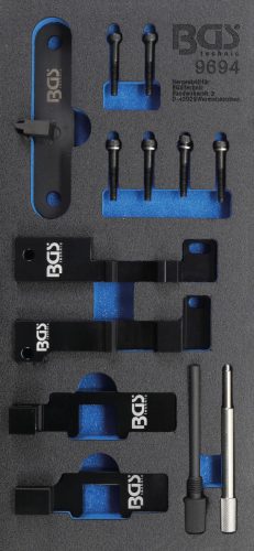 BGS technic Set unelte reglare motor | pentru Land Rover 3.6 TD V8 : Suport organizator pentru cărucior 1/3 (BGS 9694)