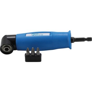   BGS technic Dispozitiv unghiular de insurubat- desurubat, găurit , antrenare hexagon exterior 6,3 mm (1/4