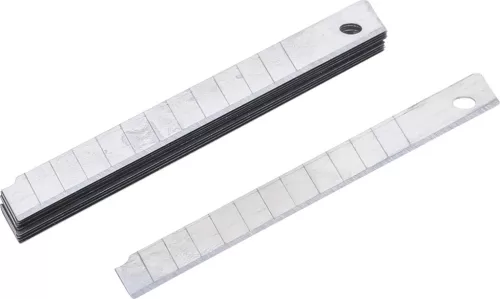 BGS DIY Set lame cuţit | 9 mm | 10 piese (BGS 97973)