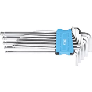   BGS technic Set chei tip L | extra lungi | imbus/imbus cu cap sferic 1,5 - 10 mm | 13 piese (BGS 9799)