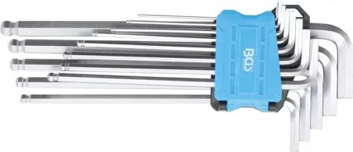 BGS technic Set chei tip L | extra lungi | imbus/imbus cu cap sferic 1,5 - 10 mm | 13 piese (BGS 9799)