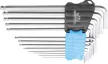 BGS technic Set chei tip L | extra lungi | imbus/imbus cu cap sferic 1,5 - 10 mm | 13 piese (BGS 9799)