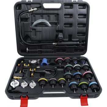   BGS DIY Aparat depresurizare şi verificare sistem de răcire incl. sistem de umplere | 27 piese (BGS 98098)