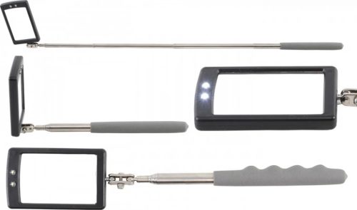 BGS DIY Oglindă telescopică de inspecţie cu LED | 290 - 876 mm (BGS 99302)