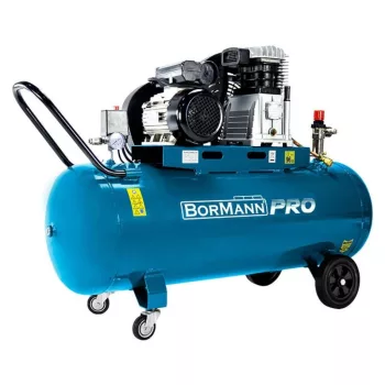   BORMANN Pro compresor aer cu curea 150 L, 3 CP, 418 L/min (BAT5070)
