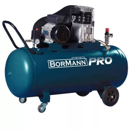 BORMANN Pro compresor aer cu curea 200 L, 3 CP, 418 L/min (BAT5090)