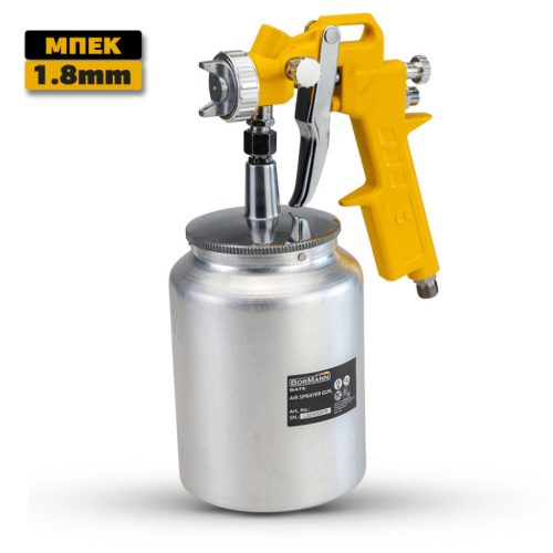 BORMANN Lite pistol vopsire cu rezervor jos 1,0 L, 1,8 mm (BAT6145)