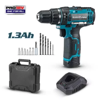   BORMANN Pro baterie șurubelniță 12V, Li-ion, 1x1,3Ah, 25Nm (BBP2100)