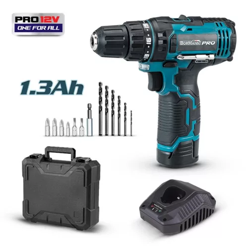 BORMANN Pro baterie șurubelniță 12V, Li-ion, 1x1,3Ah, 25Nm (BBP2100)